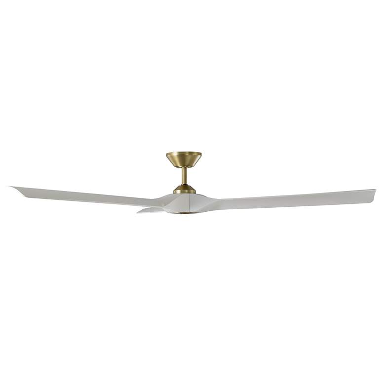 Image 4 70 inch Modern Forms Torque Soft Brass and Matte White Smart Ceiling Fan more views