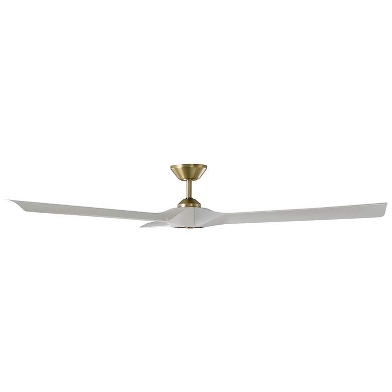 Image 5 70" Modern Forms Torque Soft Brass and Matte White Smart Ceiling Fan more views