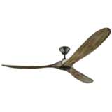 70&quot; Monte Carlo Maverick Max Aged Pewter Ceiling Fan with Remote