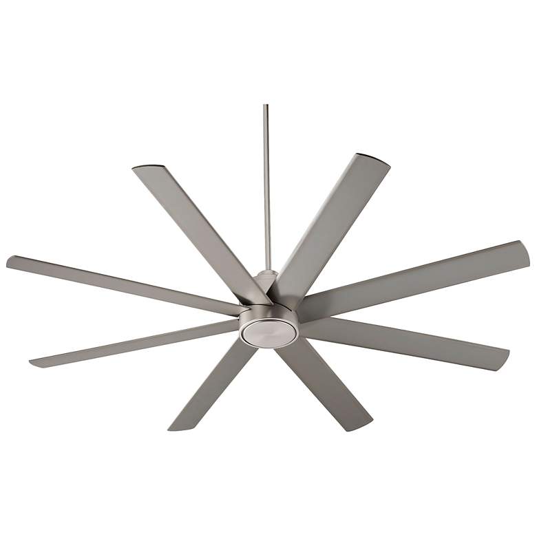 Image 3 70" Oxygen Cosmo Satin Nickel Damp Large Ceiling Fan with Wall Control more views
