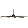 7_70" Possini Defender Bronze Damp LED Ceiling Fan with Remote more views