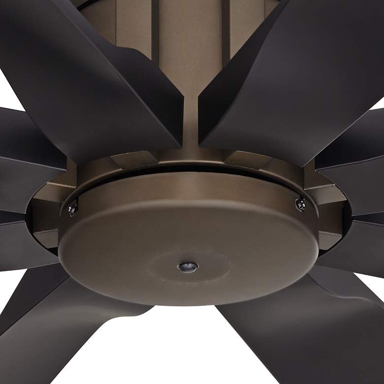 Image 3 70 inch Possini Euro Defender Oil-Rubbed Bronze Damp Ceiling Fan more views