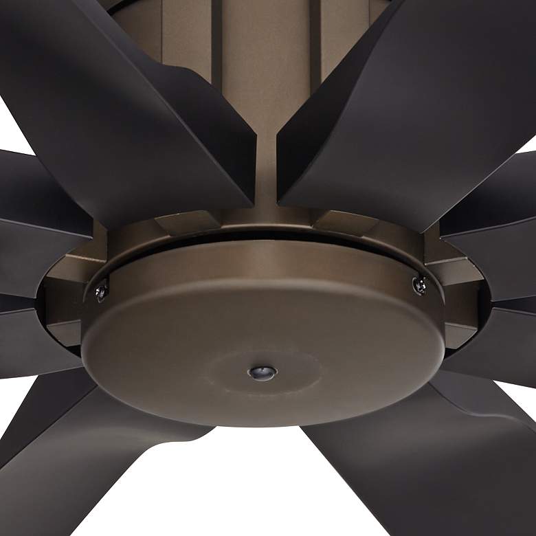Image 3 70" Possini Euro Defender Oil-Rubbed Bronze Damp Ceiling Fan more views