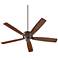 70" Quorum Alton Oiled Bronze Large Ceiling Fan with Wall Control