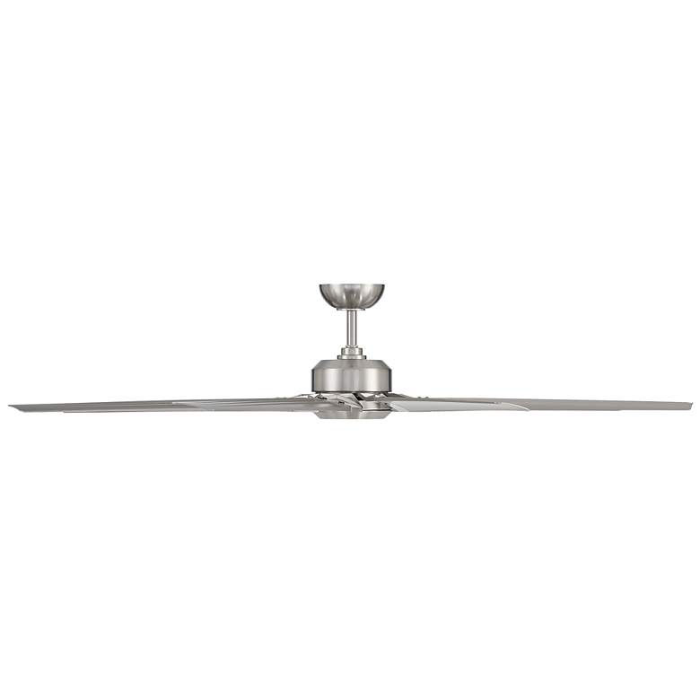 Image 3 70" Roboto XL Brushed Nickel 3500K LED Smart Ceiling Fan more views