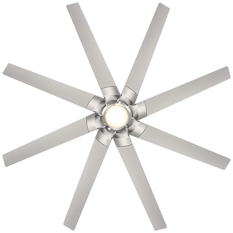 Image 5 70" Roboto XL Brushed Nickel LED Smart Ceiling Fan more views