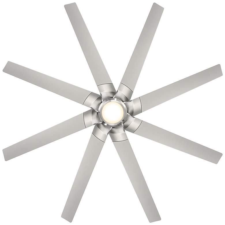 Image 5 70" Roboto XL Brushed Nickel LED Smart Ceiling Fan more views