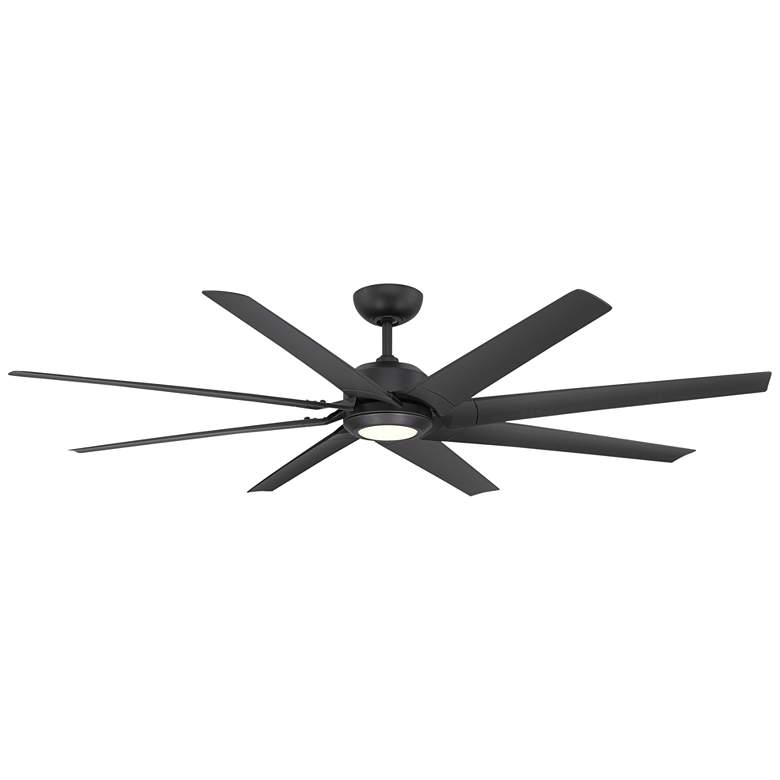 Image 3 70 inch Roboto XL Matte Black LED Smart Ceiling Fan