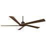 Thumbnail2 of 70" Visual Comfort Aspen Aged Pewter DC Large Outdoor Fan with Remote