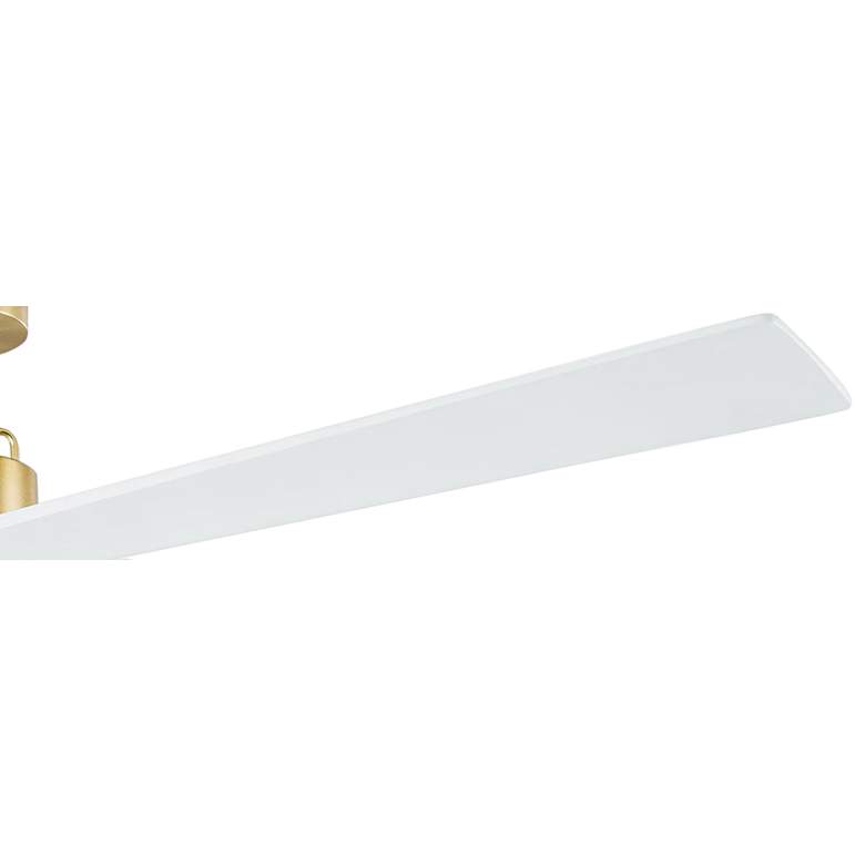 Image 4 70" Visual Comfort Aspen DC Brass Outdoor Ceiling Fan with Remote more views