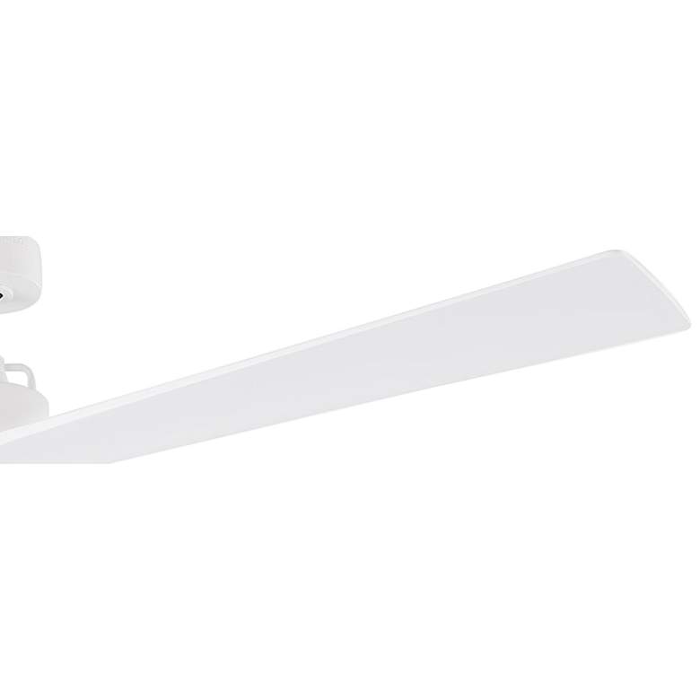 Image 4 70" Visual Comfort Aspen Matte White Wet Rated Ceiling Fan with Remote more views