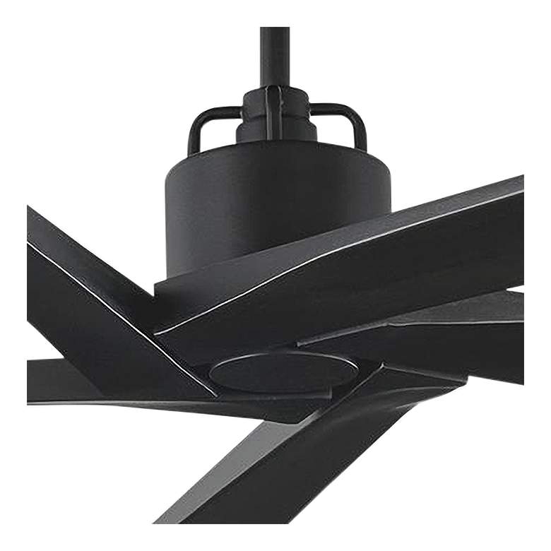 Image 3 70" Visual Comfort Aspen Midnight Black Outdoor Fan with Remote more views