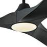 3_70" Visual Comfort Maverick Max Black Damp Rated LED Fan with Remote more views