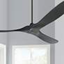 1_70" Visual Comfort Maverick Max Damp Matte Black Fan with Remote