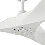 3_70" Visual Comfort Maverick Max Matte White Ceiling Fan with Remote more views