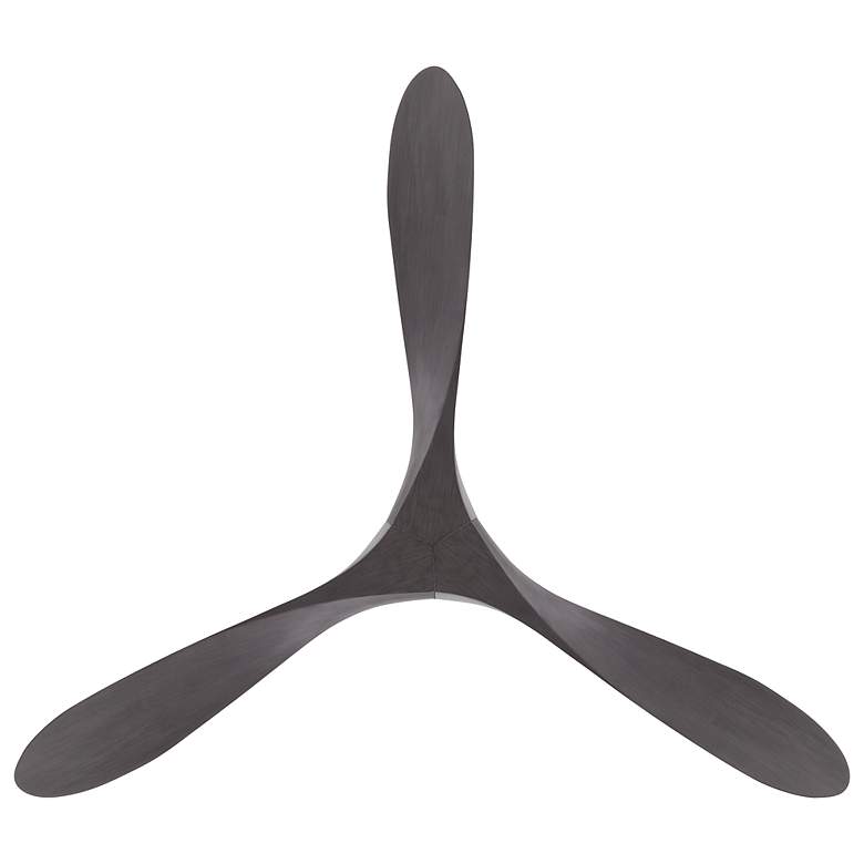 Image 4 70" WAC Malibu Brushed Nickel Smart Outdoor LED Ceiling Fan more views