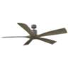 70" Modern Forms Aviator Graphite Outdoor Wet Rated Smart Ceiling Fan