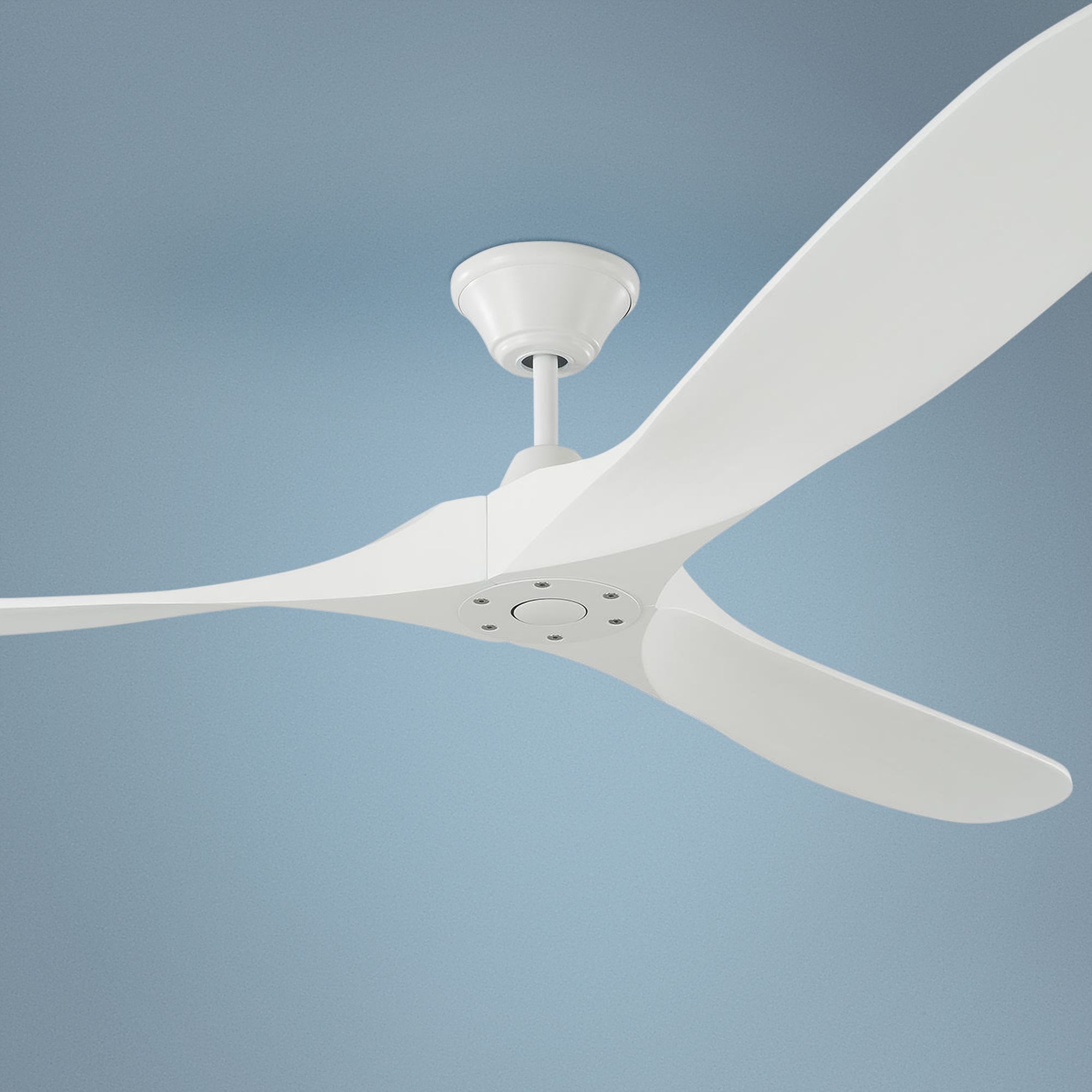 Contemporary Ceiling Fan Without Light Kit Ceiling Fans Page 2   70 Monte Carlo Maverick Max Matte White Large Ceiling Fan With Remote  55v37cropped 