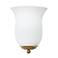 70541 - Cafe Latte Frosted Glass Wall Sconce