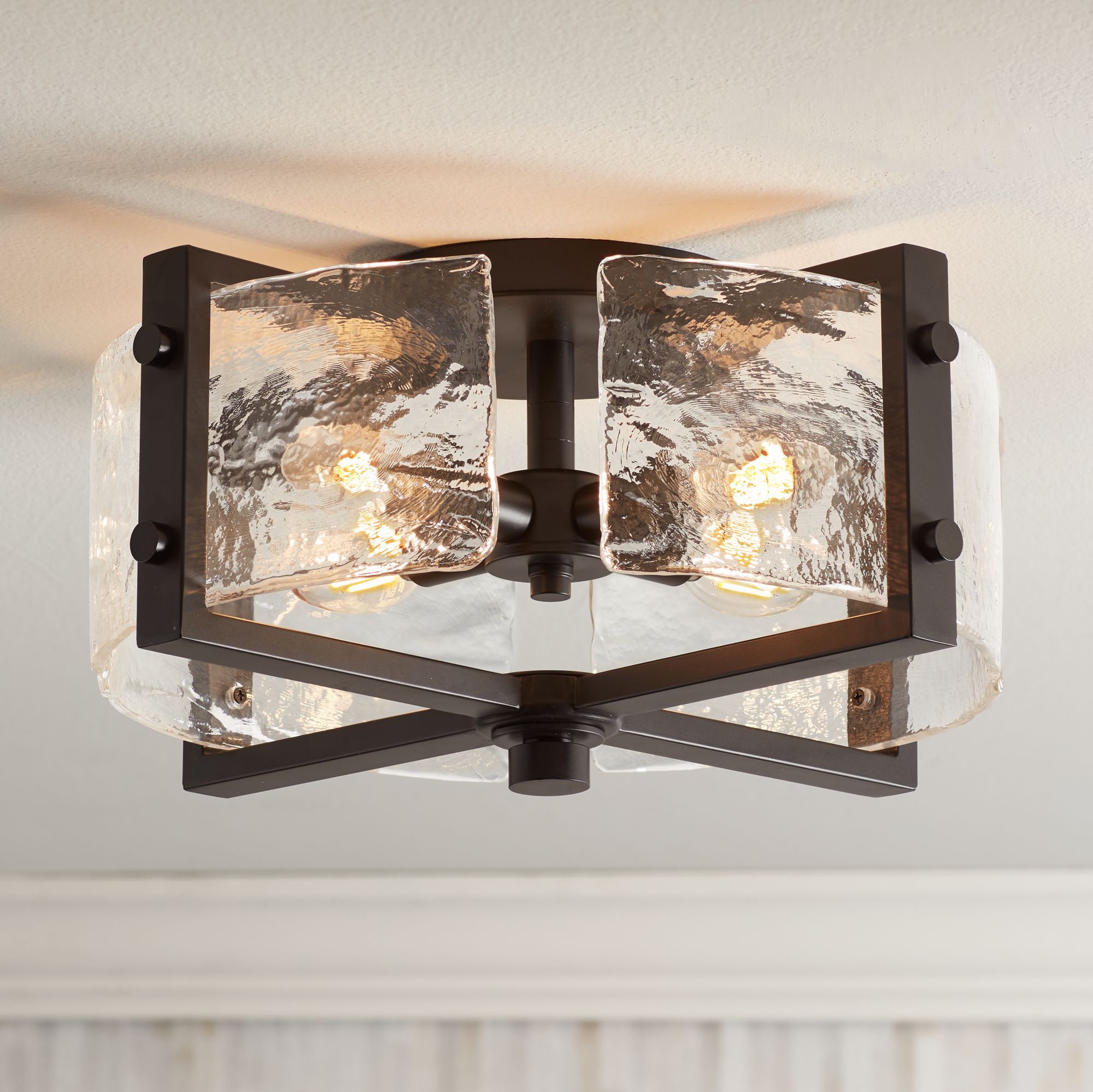 Black Flush Mount Close To Ceiling Lights Lamps Plus   70d96cropped 