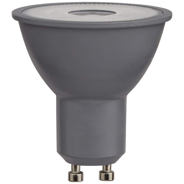 Image 1 70W Equivalent Tesler Silver 7W LED Non-Dimmable GU10 Bulb