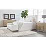 1_Keaton 63" Wide Peyton Pearl LiveSmart Fabric Accent Bench in scene