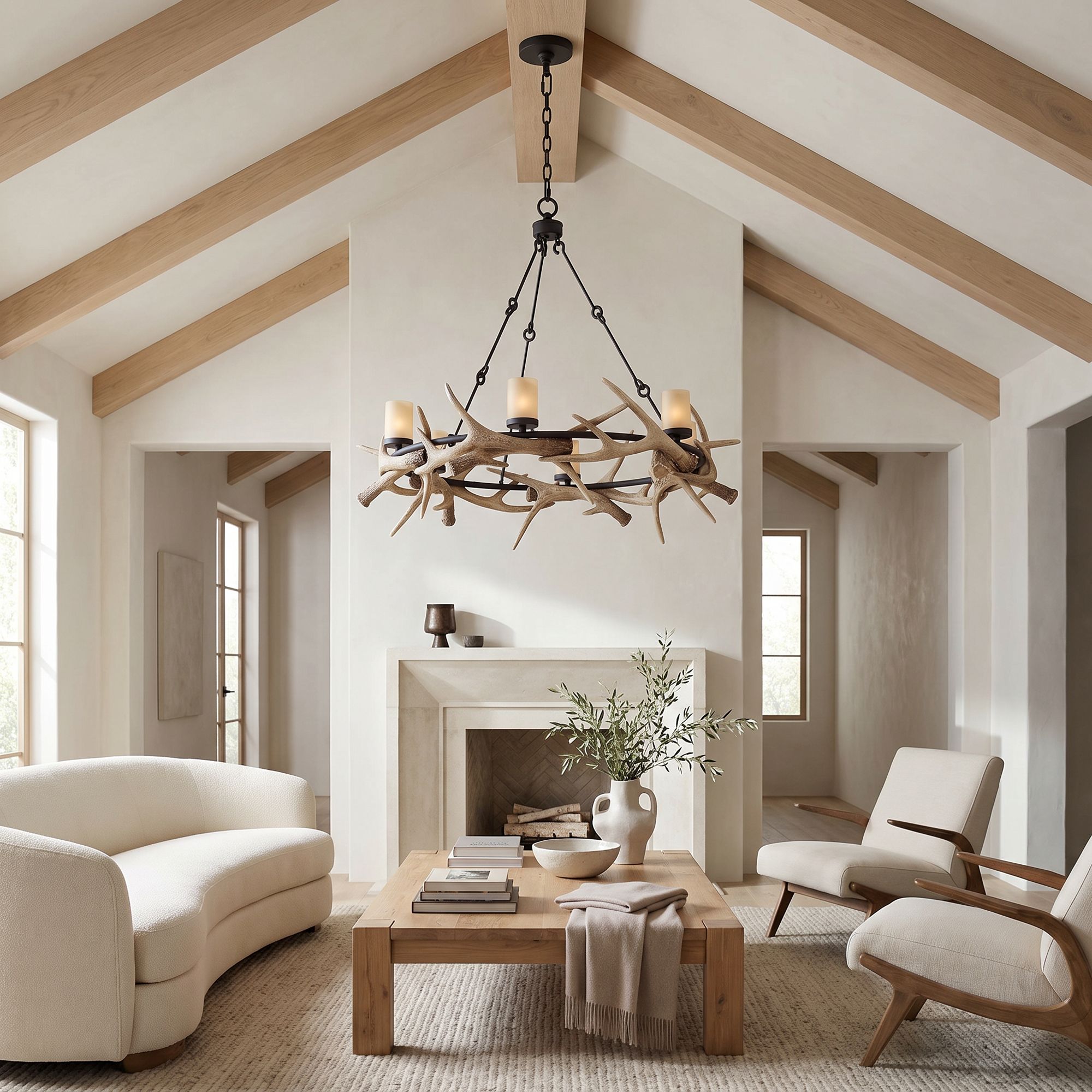 Watch A Video About the Antler Lodge Rustic LED Chandelier