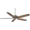 72" Great Room Bronze Traditional Large Ceiling Fan with Wall Control