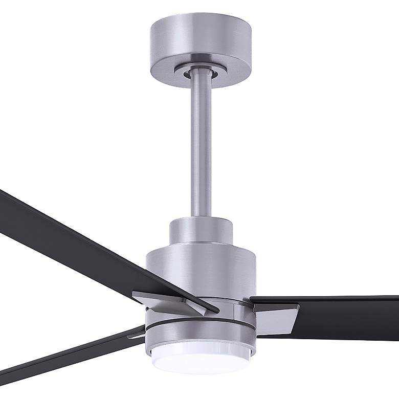Image 3 72" Alessandra Brushed Nickel and Black LED Ceiling Fan more views