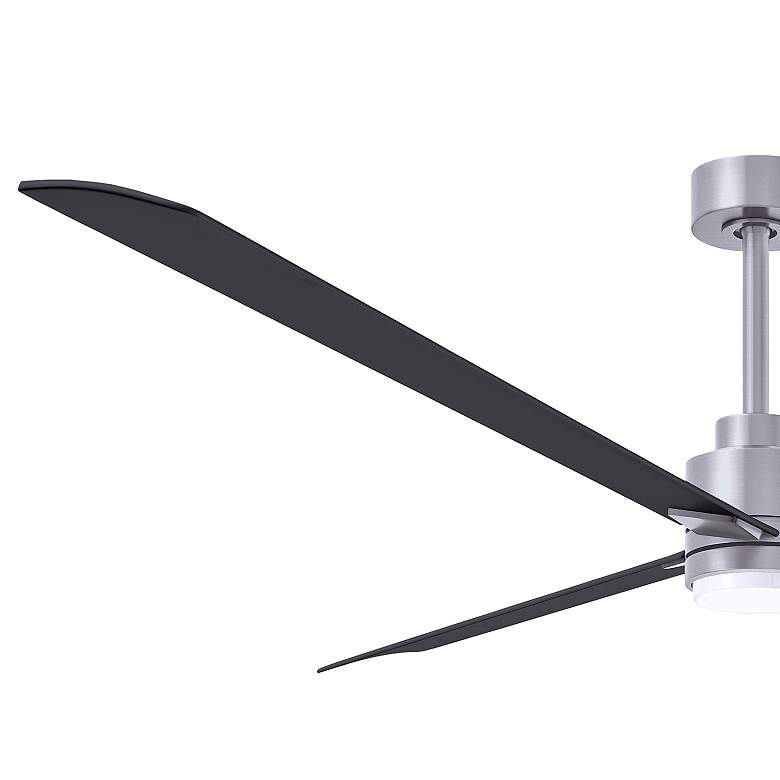 Image 4 72" Alessandra Brushed Nickel and Black LED Ceiling Fan more views