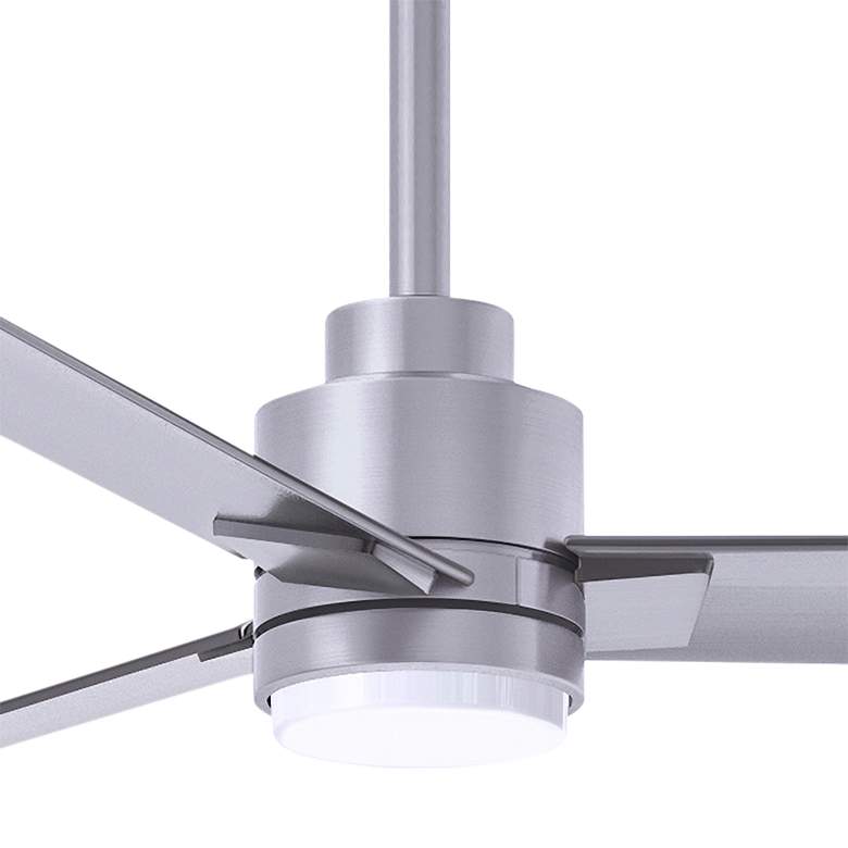 Image 2 72" Alessandra Brushed Nickel and Nickel LED Ceiling Fan more views