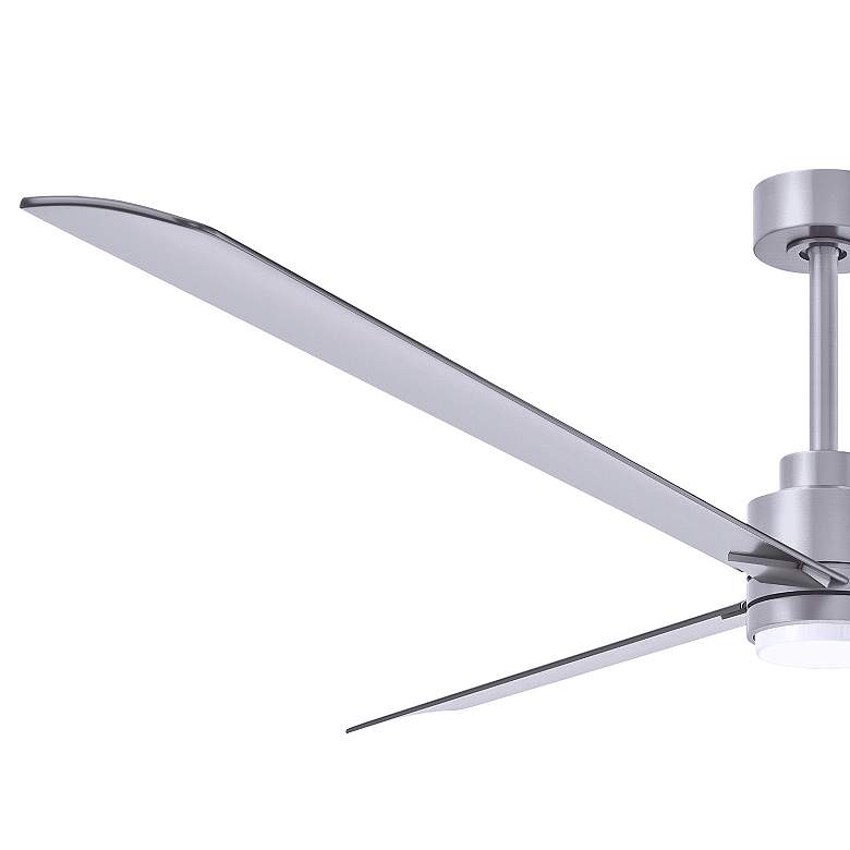 Image 4 72" Alessandra Brushed Nickel and Nickel LED Ceiling Fan more views