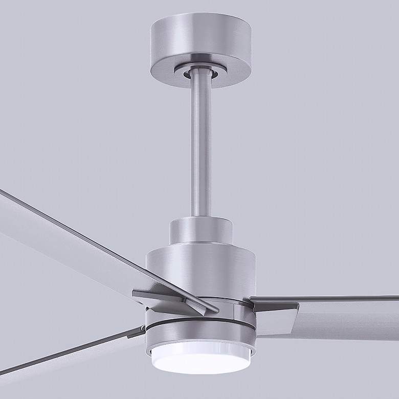 Image 7 72" Alessandra Brushed Nickel and Nickel LED Ceiling Fan more views