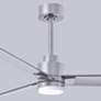 7_72" Alessandra Brushed Nickel and Nickel LED Ceiling Fan more views