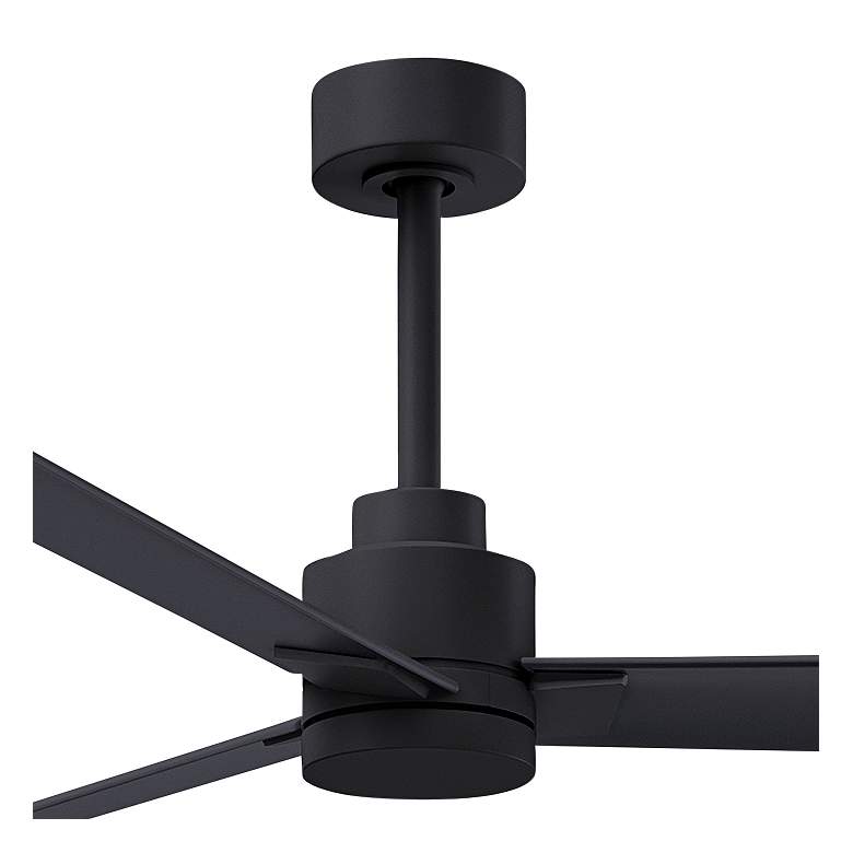 Image 2 72 inch Alessandra Matte Black and Matte Black Ceiling Fan more views