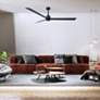 5_72" Alessandra Matte Black and Matte Black Ceiling Fan more views