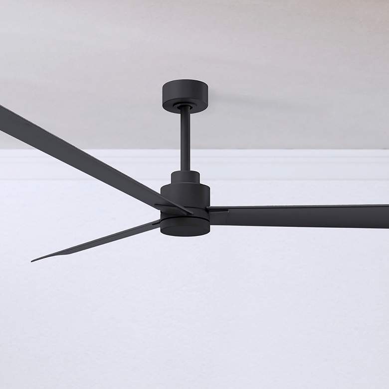 Image 6 72" Alessandra Matte Black and Matte Black Ceiling Fan more views