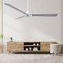 3_72" Alessandra Matte White and Barnwood Ceiling Fan more views