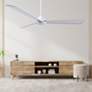 5_72" Alessandra Matte White and Brushed Nickel Ceiling Fan more views