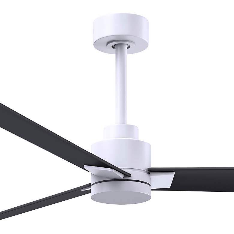 Image 3 72" Alessandra Matte White and Matte Black Ceiling Fan more views