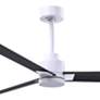 3_72" Alessandra Matte White and Matte Black Ceiling Fan more views