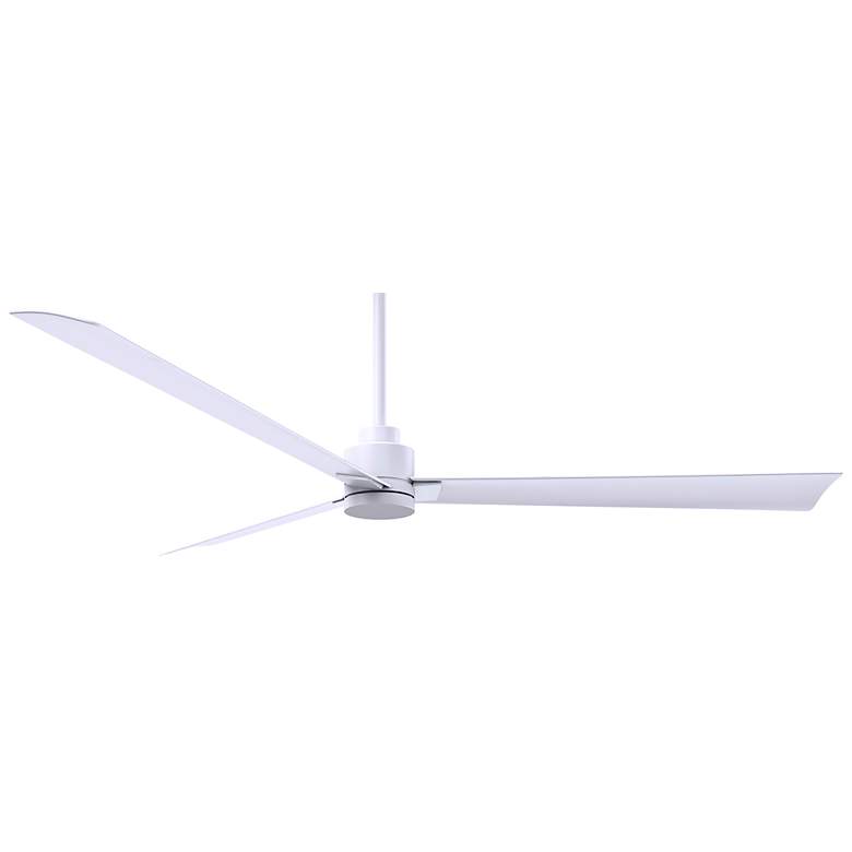 Image 1 72" Alessandra Matte White and Matte White Ceiling Fan
