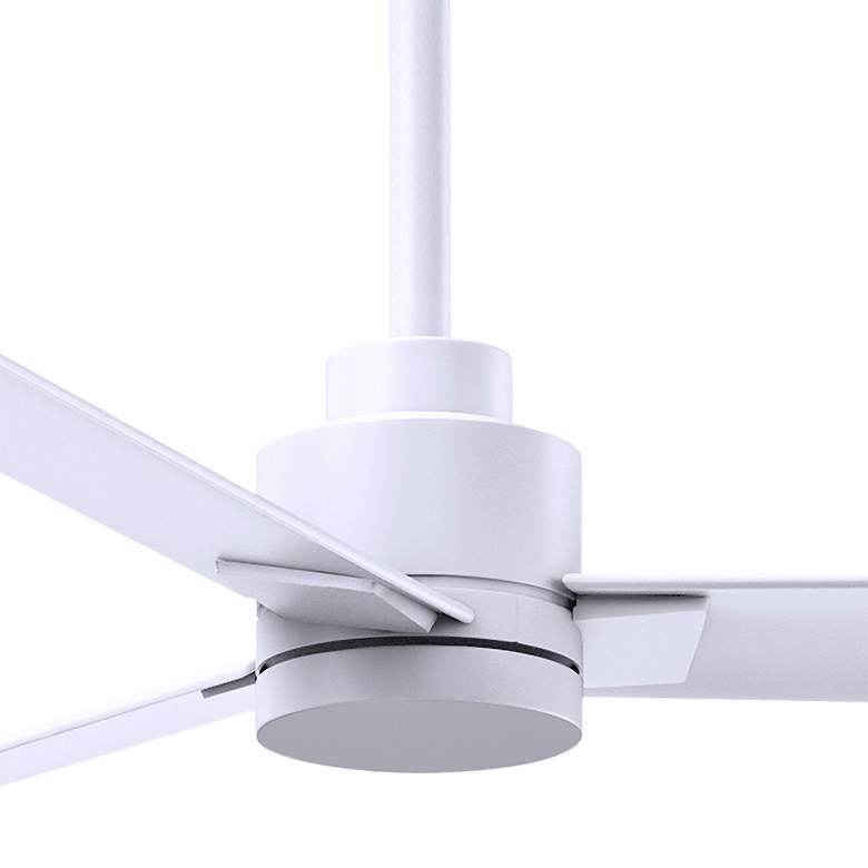 Image 2 72 inch Alessandra Matte White and Matte White Ceiling Fan more views