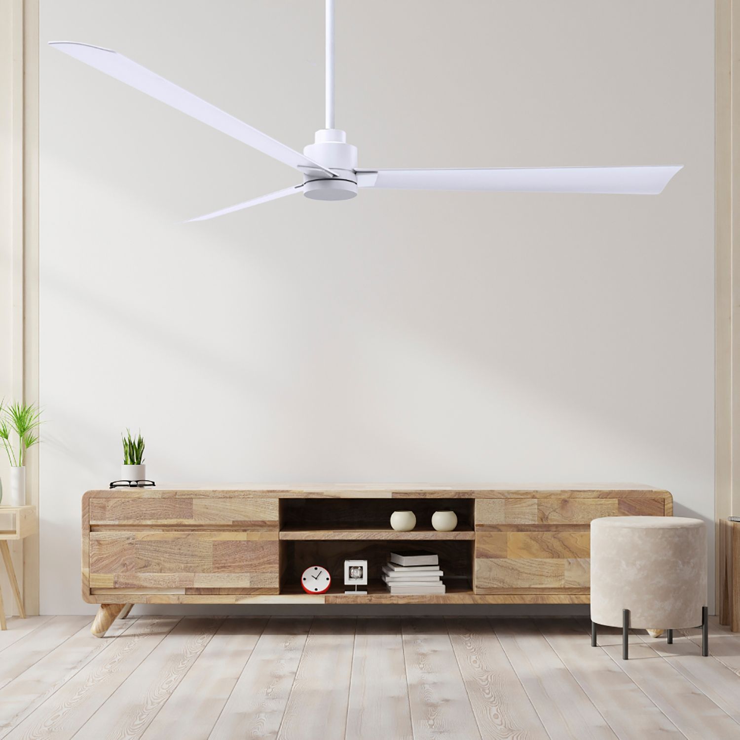 Image 5 72" Alessandra Matte White and Matte White Ceiling Fan more views
