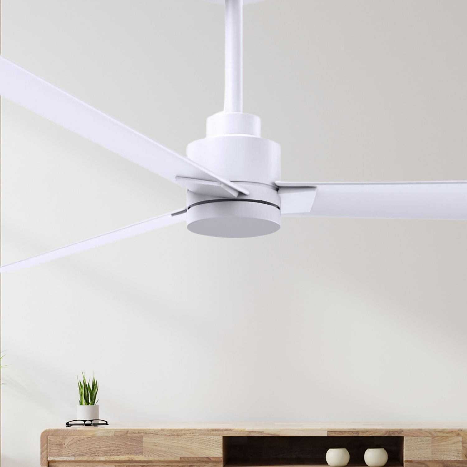 Image 6 72" Alessandra Matte White and Matte White Ceiling Fan more views