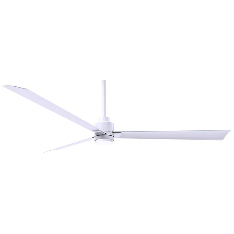 Image 1 72" Alessandra Matte White and Matte White LED Ceiling Fan