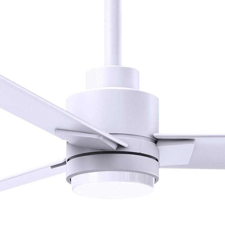 Image 2 72" Alessandra Matte White and Matte White LED Ceiling Fan more views
