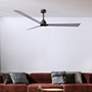 4_72" Alessandra Textured Bronze and Barnwood LED Ceiling Fan more views
