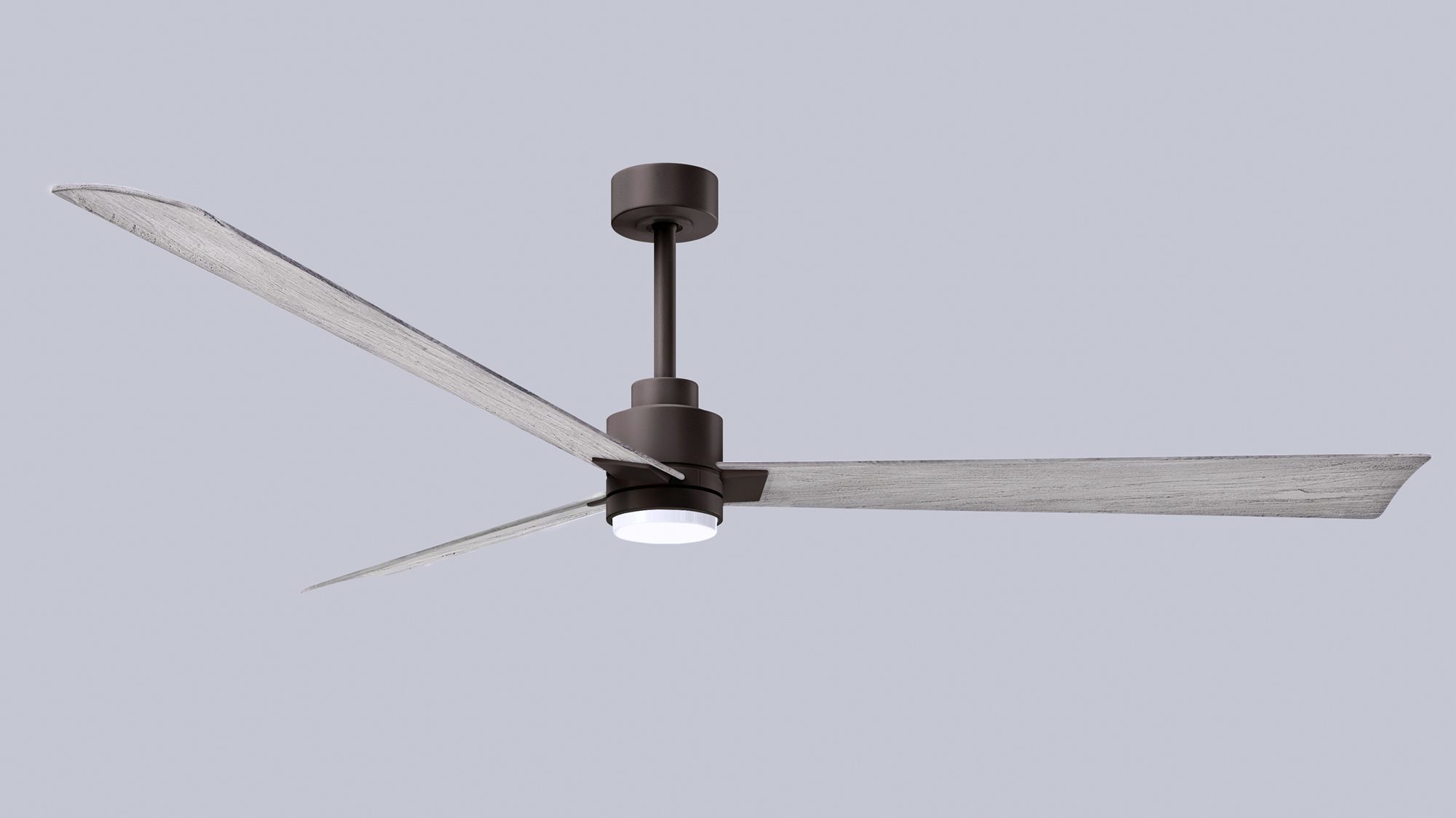Image 6 72" Alessandra Textured Bronze and Barnwood LED Ceiling Fan more views