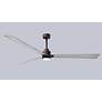 6_72" Alessandra Textured Bronze and Barnwood LED Ceiling Fan more views